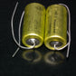 Two vintage MP capacitors 0.25 uF  250V Rifa Sweden PIO - Paper in oil capacitor