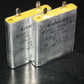 Two vintage Siemens PIO capacitors 0.25 uF / 250V Klangfilm tube audio 0.25 mfd