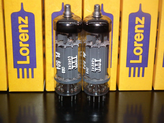 PL504 ITT Lorenz Platinum Matched Pair NOS NIB White printing