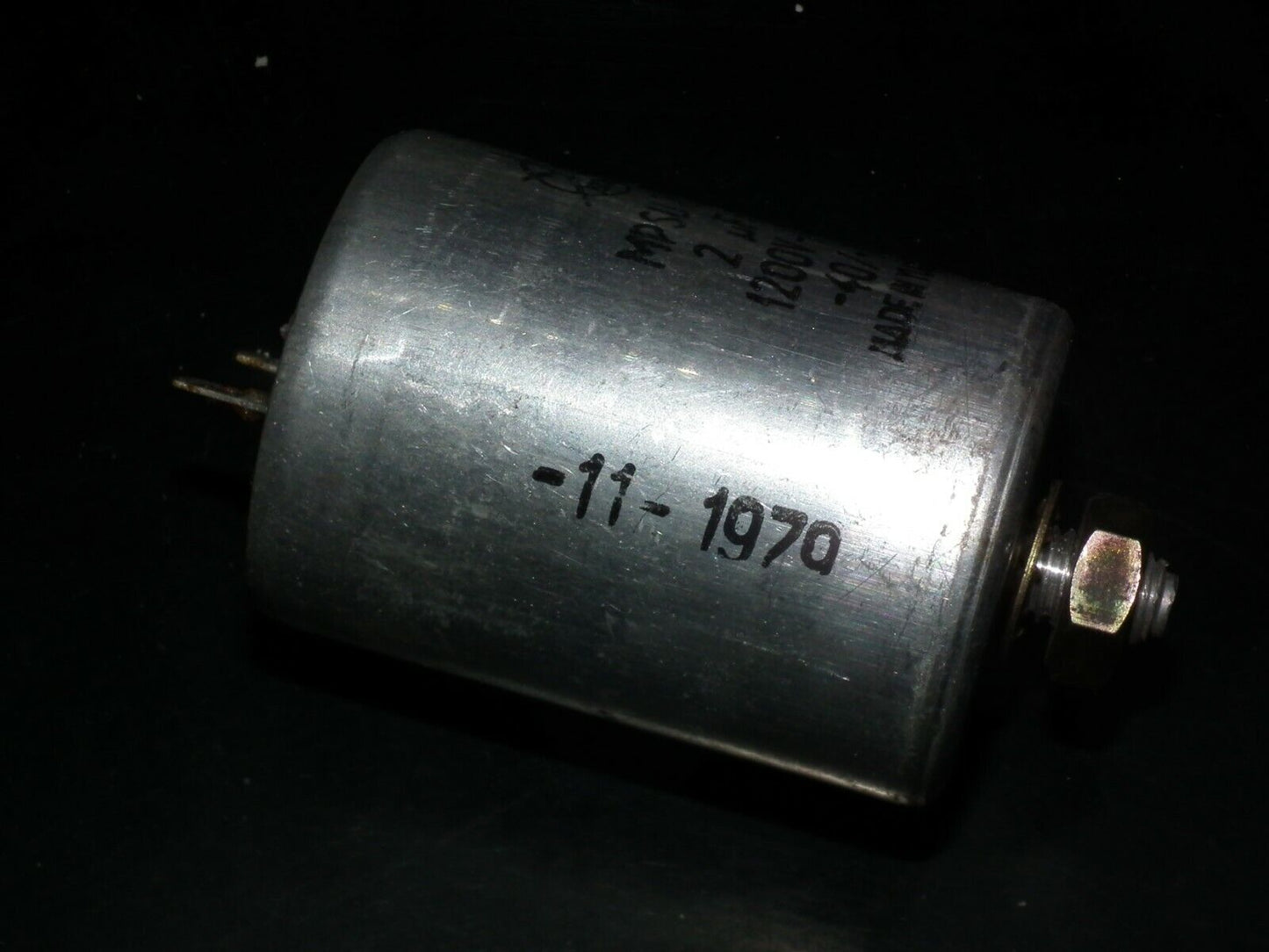 One vintage PIO capacitor 2 uF / 1200V Iskra Yugoslavia 1979 - DIY Tube Audio