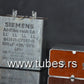 Two vintage Siemens electrolytic capacitors 500uF/35V Klangfilm Al-Elko rauh IA