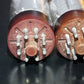 EL34 6CA7 Tesla Czechoslovakia Platinum Matched Pair Tested NOS