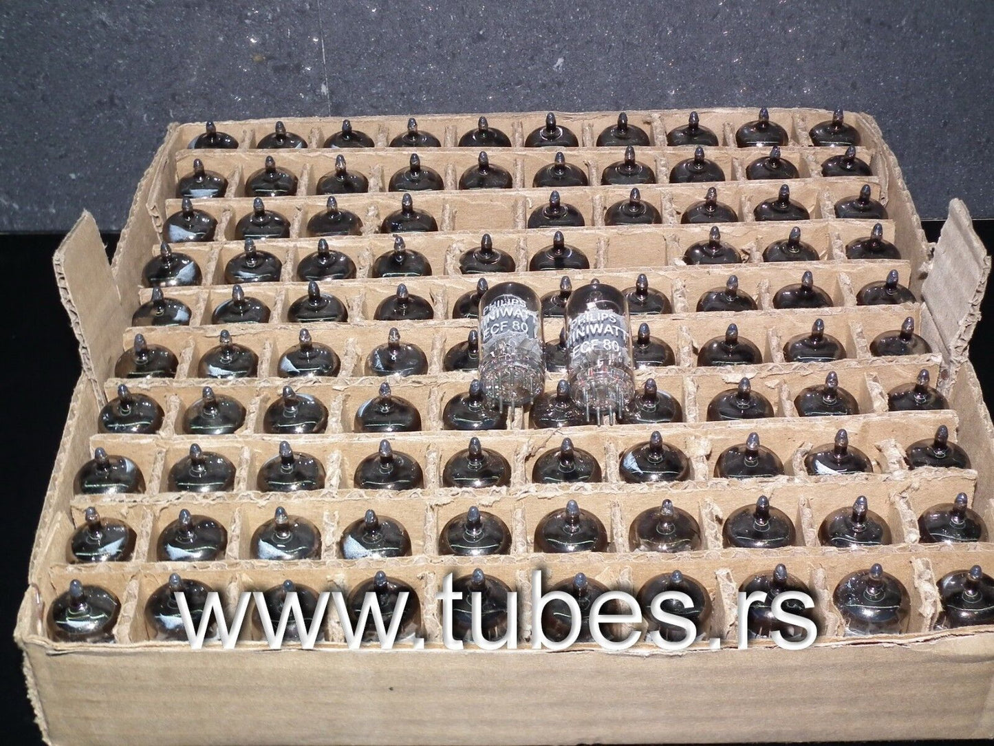 ECF80 Philips Miniwatt ECF80 6BL8 ECF-80 ECF 80 NOS