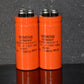 Two vintage NOS electrolytic capacitors 100uF 450V Siemens Germany (screw term.)