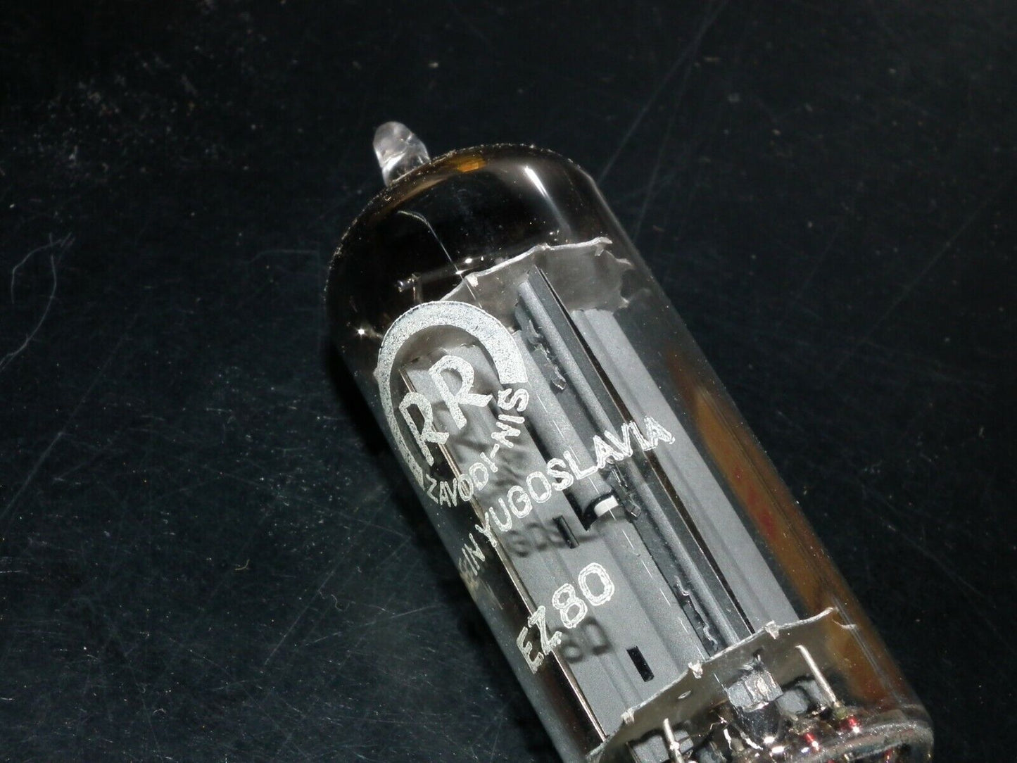 EZ80 EI Philips 6V4 NOS NIB made in Yugoslavia in late 50s RARE SQUARE GETTER