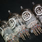 ECC85 6AQ8 EI Philips NOS NIB Platinum matched quad, old type early 70s