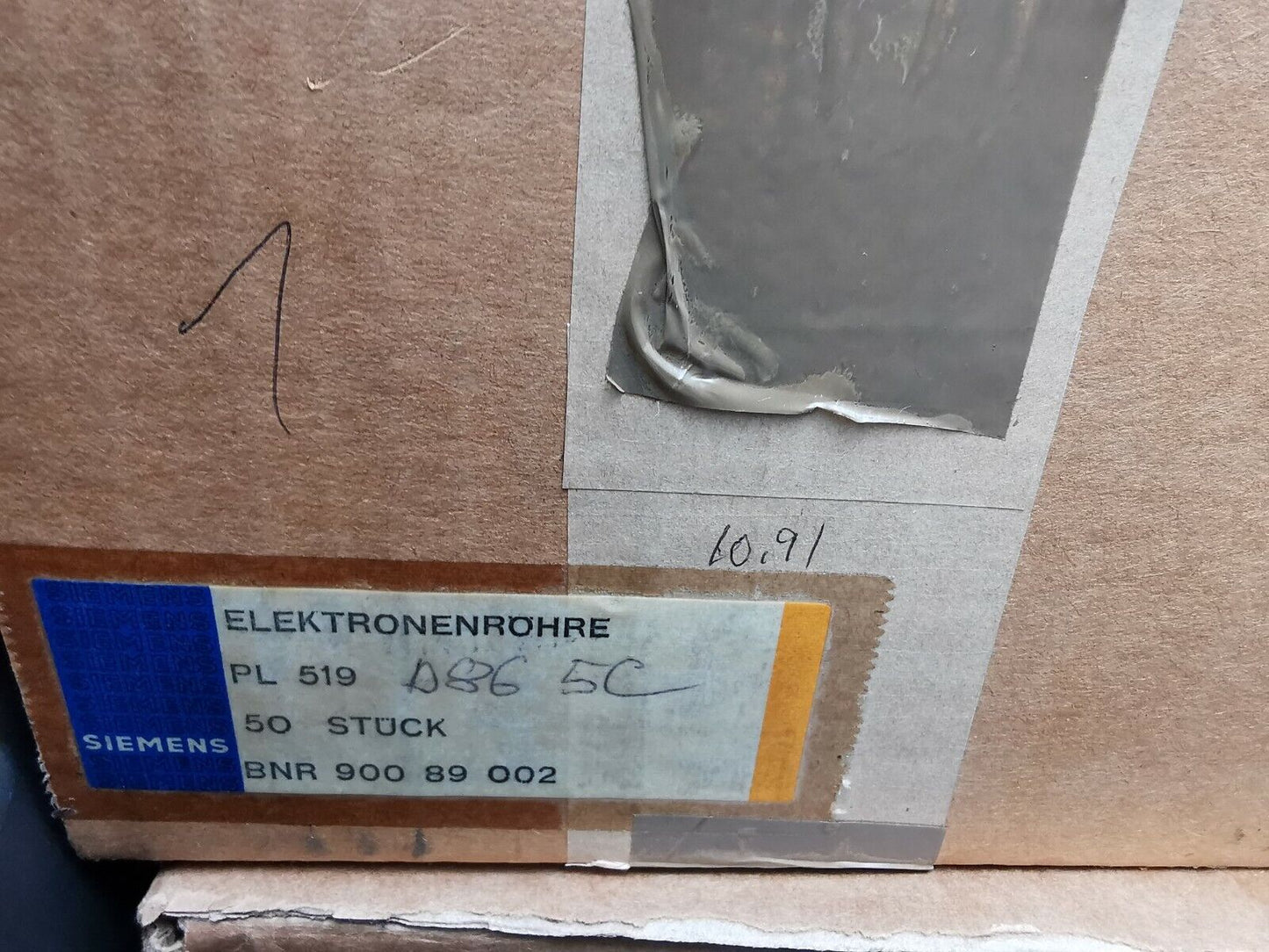 PL519 Siemens West Germany 40KG6 PLATINUM Matched PAIR EAR859 EAR861 Tested!!!