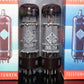 EL34 Telefunken OO Getter Brown Base NOS NIB Platinum Matched Pair Ulm W.Germany