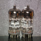 Matched pair ECC81 12AT7 Siemens Halske NOS NIB Big ring getter, Munich plant