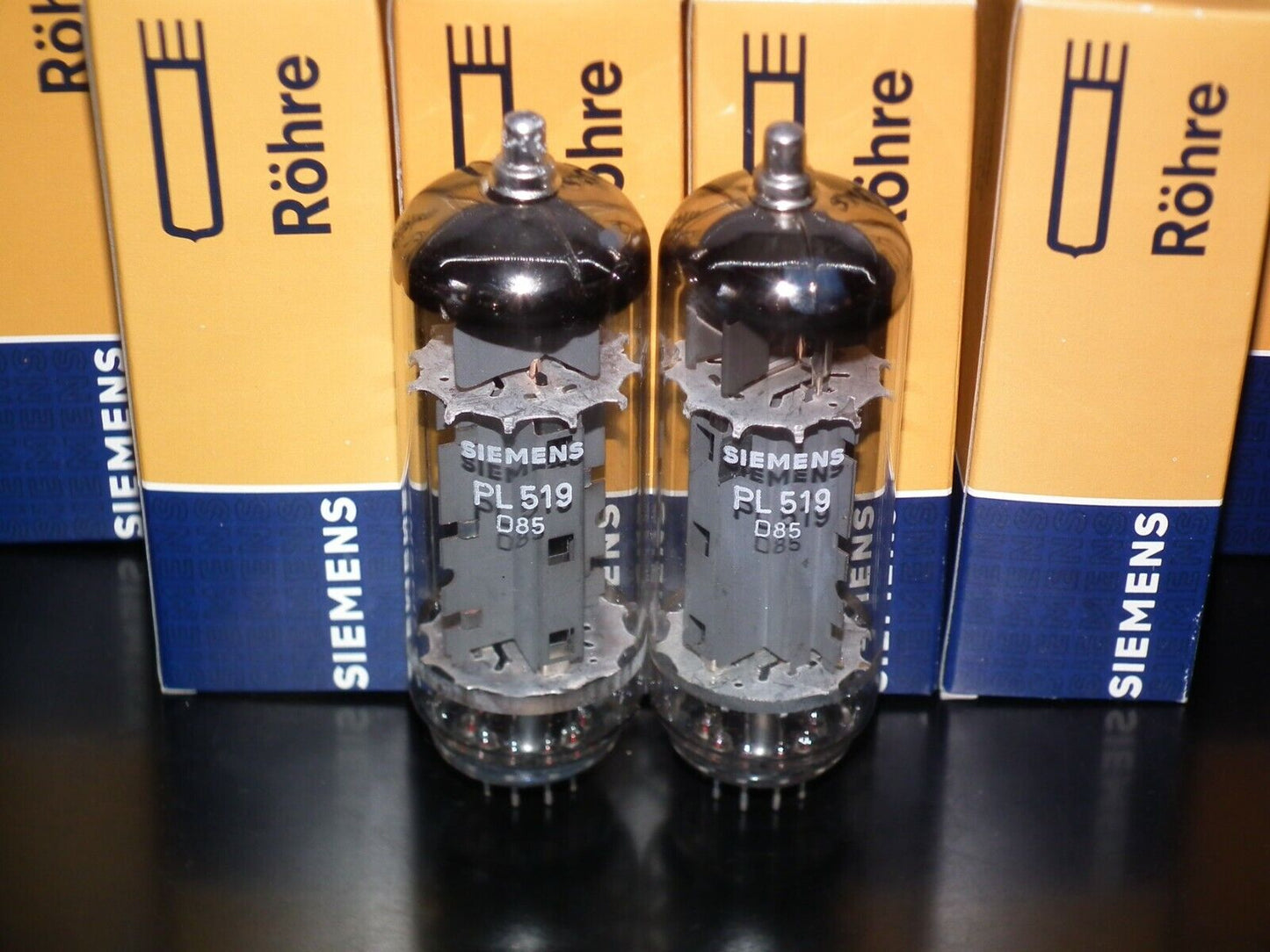 PL519 Siemens West Germany 40KG6 PLATINUM Matched PAIR EAR859 EAR861 Tested!!!