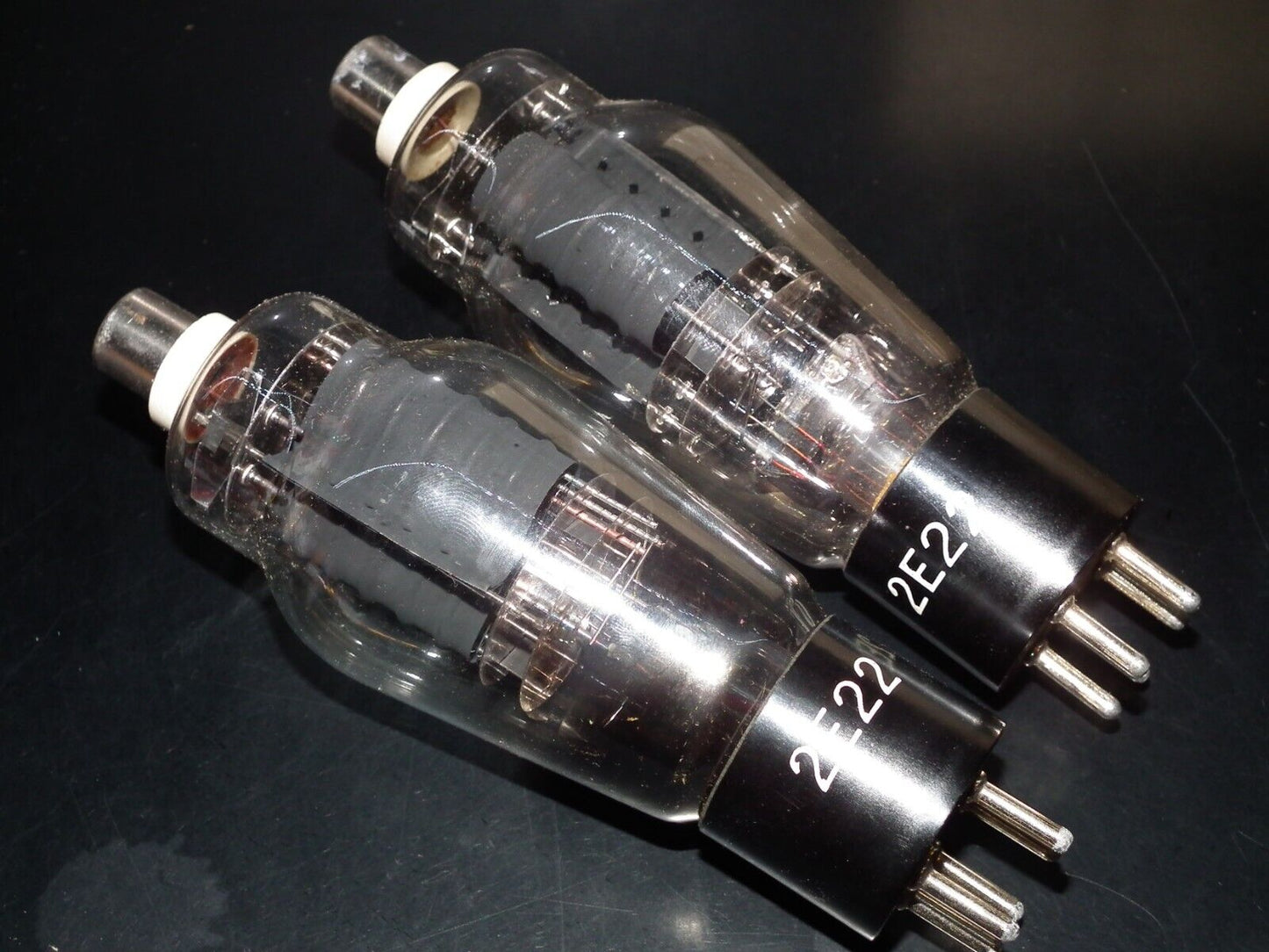 Platinum Matched Pair 2E22 KEN-RAD NOS NIB Made in USA Directly Heated Pentodes