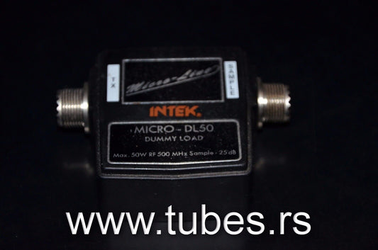 One NOS Intek Dummy load HF VHF up to 500 MHz with sample output -25dB