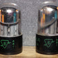 Platinum Matched Pair Sylvania 6SL7GT NOS NIB Chrome Tops Short Bulb Used 135%