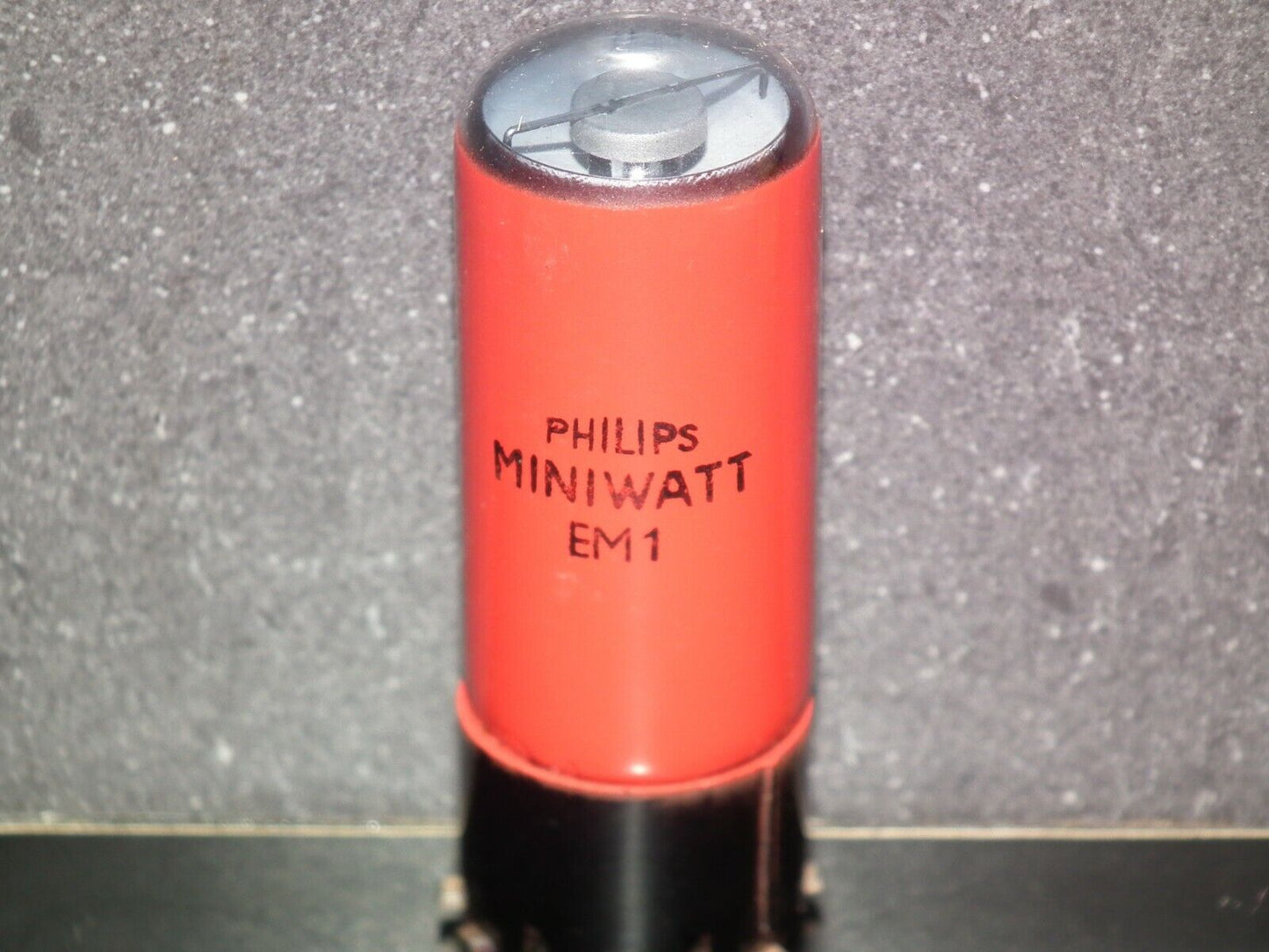 EM1 Philips Miniwatt Magic Eye Tuning Eye for Old European Tube Radio Receivers