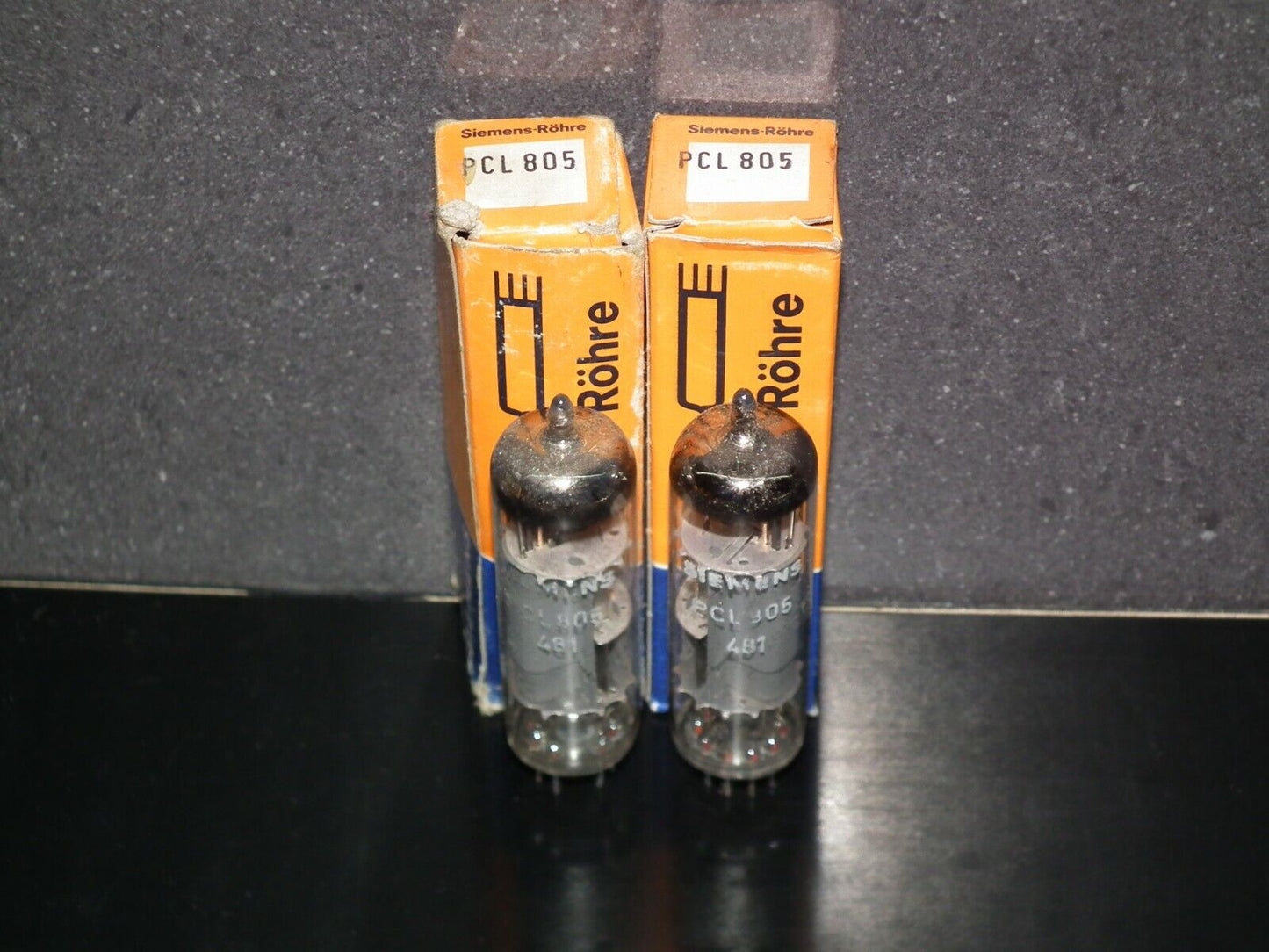 Matched Pair (Two tubes) PCL805 Siemens Triode Pentode Tube NOS NIB