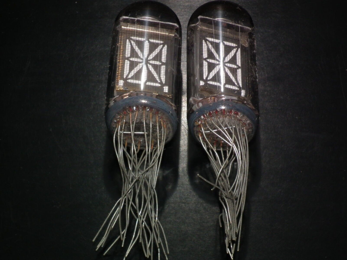 LOT OF 2 IV-17 Reflektor Soviet Nixie tubes