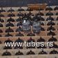 PCC88 7DJ8 EI Yugoslavia NOS One piece (A frame dimpled getter Philips type)