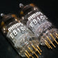 Valvo 6201 (ECC81 12AT7) NOS matched pair rebranded Philips RARE DISC GETTER