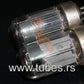 Matched pair HP RCA 6080 double triode ( 6AS7 5998) True triple mica type