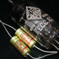 Two vintage electrolytic capacitors FRAKO 100uF 6V NOS Made in West Germany 70s