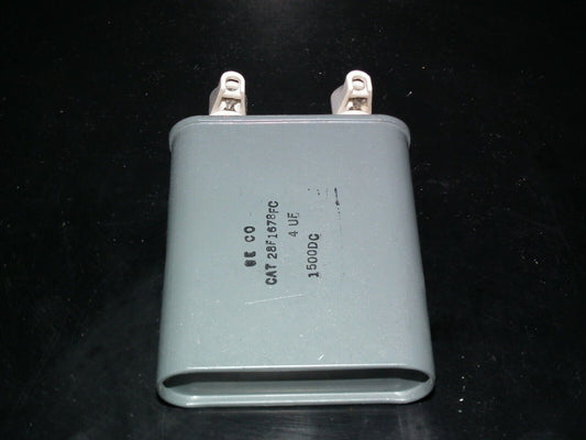One vintage General Electric PIO capacitor 10uF 1500V DIY tube audio 10mfd 1.5KV
