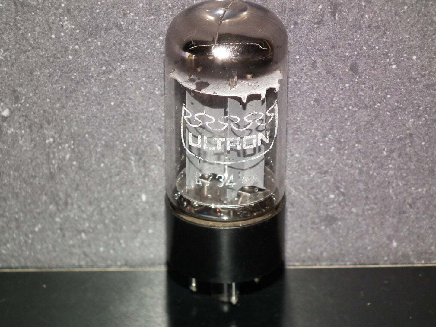 GZ34 Tungsram rebranded Ultron 5AR4 rectifier, O Getter, tested NOS