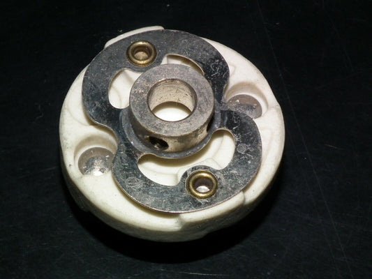 NOS CERAMIC ISOLATED 1/4" FLEXIBLE SHAFT COUPLER HAMMARLUND  Collins Heathkit