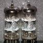ECC801S Telefunken ECC81 Matched pair Used Tested 100% Ulm plant, Diamond bottom