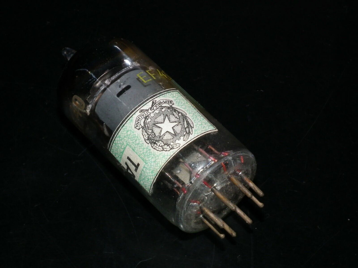 EF40 Tungsram Austria RARE Foil Disc Getter late 50s Low Noise Audio