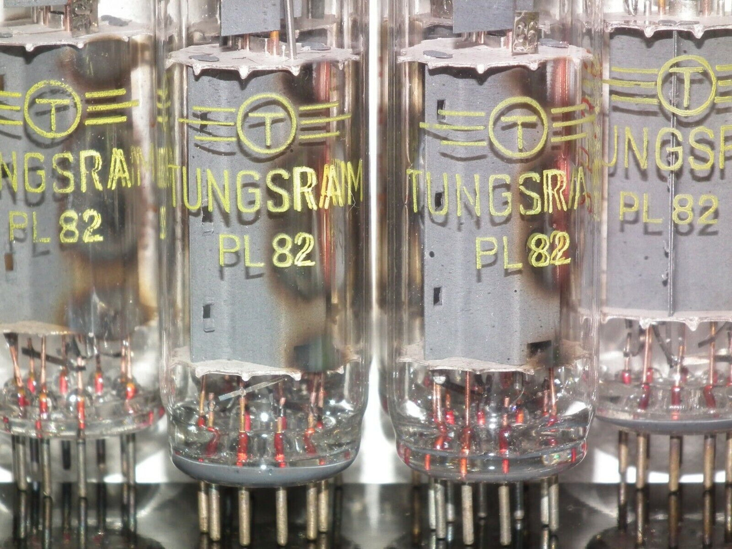 PL82 Tungsram NOS Platinum matched pair - Audio pentode