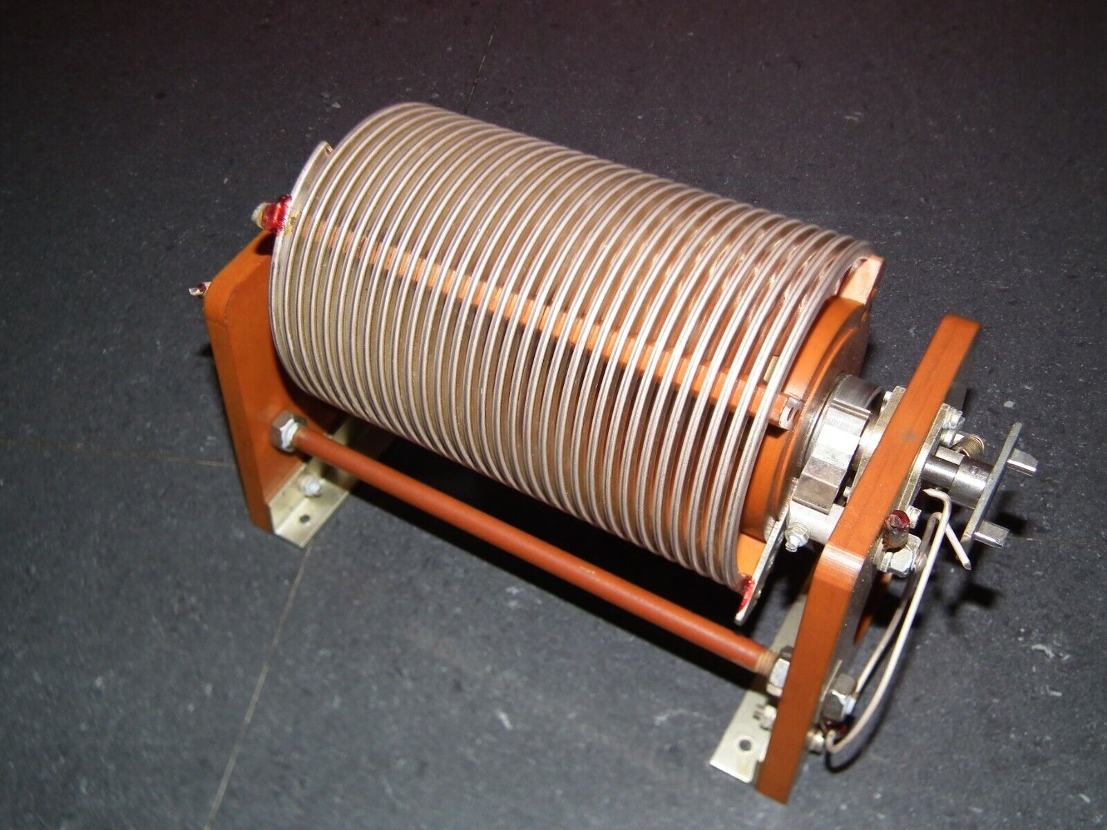 GIANT VARIABLE ROLLER INDUCTOR COIL - HF POWER AMPLIFIER - ANTENNA TUN ...