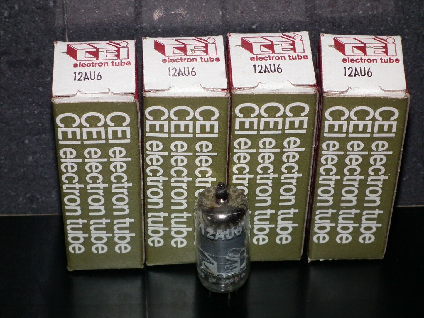 12AU6 CEI Canada NOS NIB Matched Pair HF94