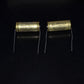 One vintage NOS Jensen electrolytic capacitors 22uF 450/500V Made in Denmark 70s