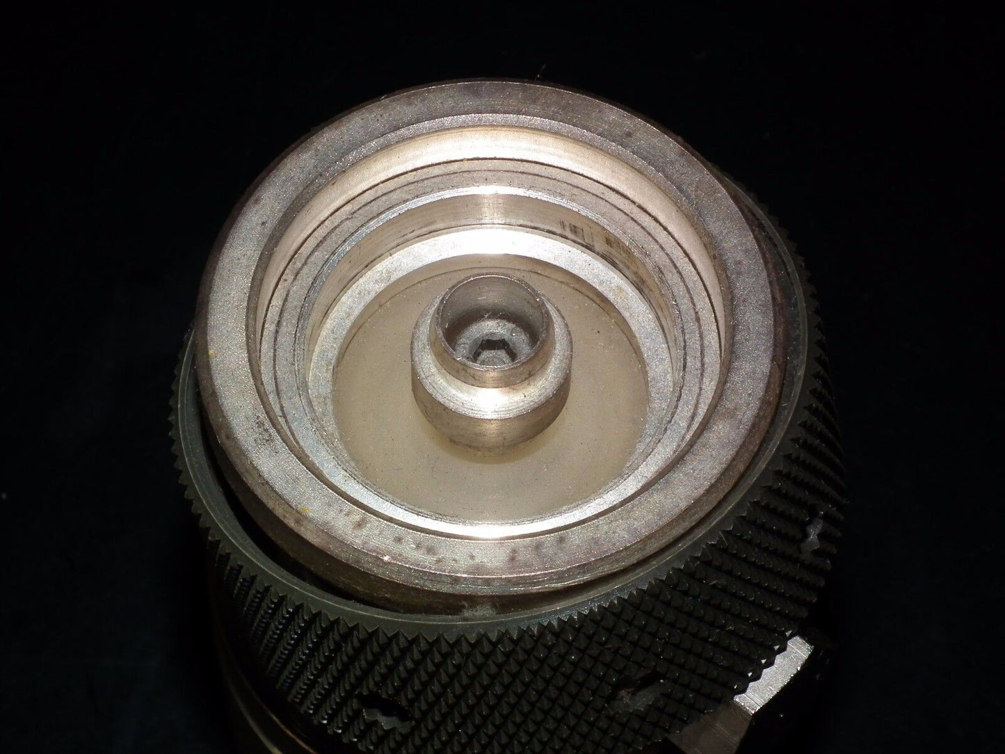 One NOS Spinner 5/8" DIN Male Silver plated coax connector BN 9258 (Flexwell)