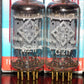 Platinum Matched Pair 6211 Telefunken ~ECC82 Tested NOS DB Gold Pins Same codes
