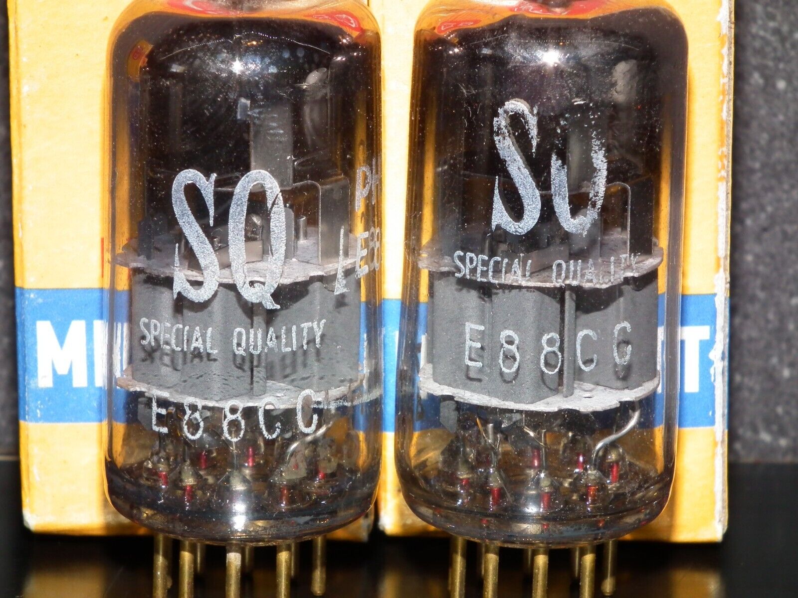 E88CC 6922 Matched Pair Philips Heerlen Holland Premium