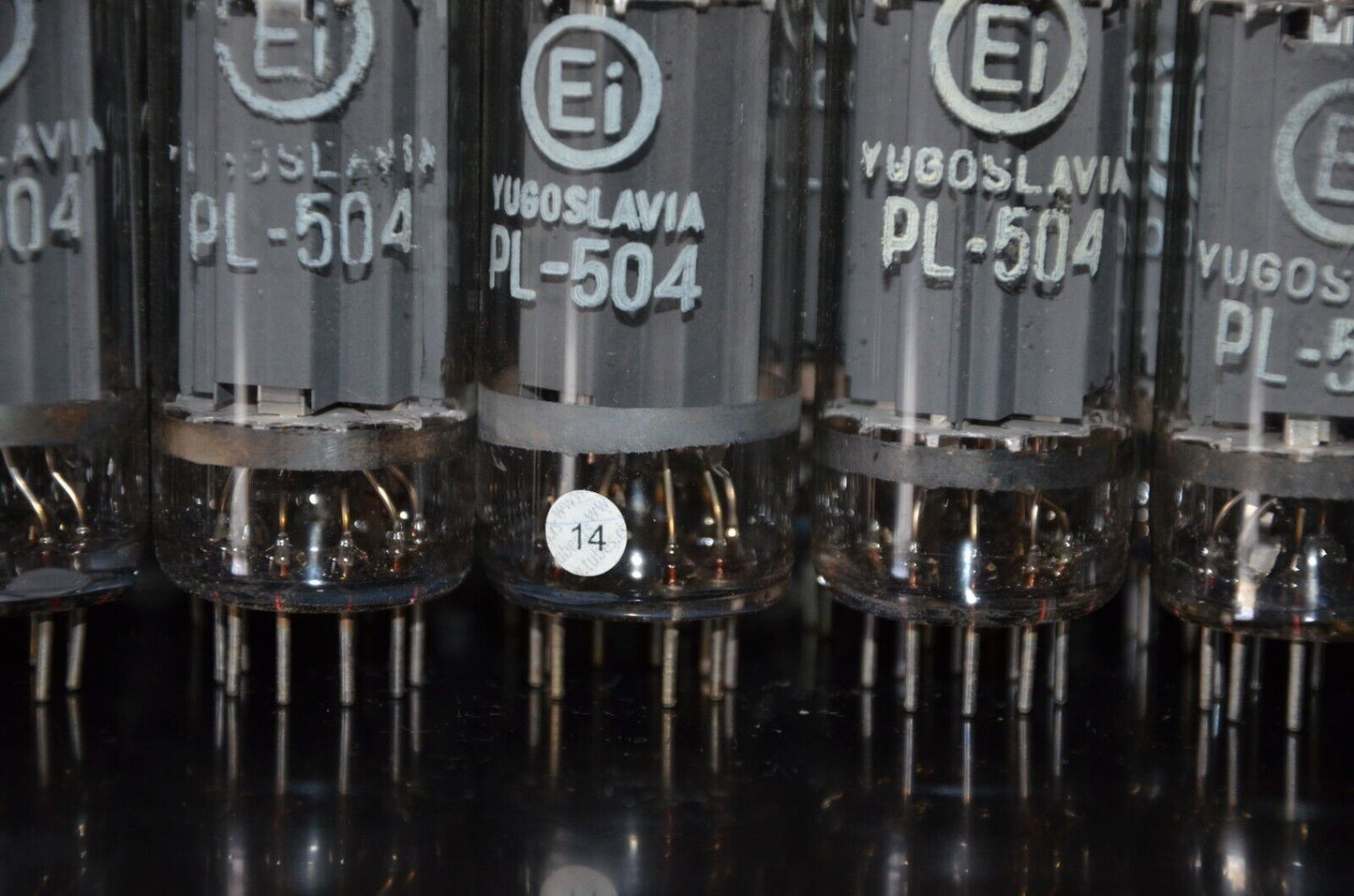 Rare Matched QUAD PL504 NOS for Graaf GM100 GM200 OTL Amplifiers EI Philips