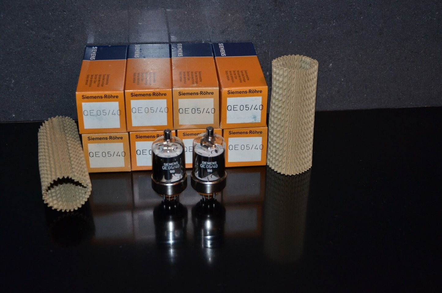 Matched pair (2 pcs)  Siemens NOS NIB QE05/40 = 6146B tubes FREE SHIPPING WW!