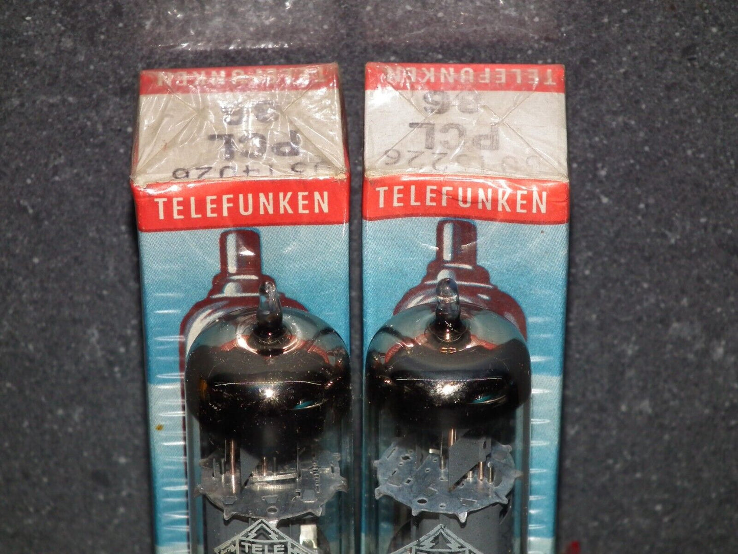 Platinum Matched Pair PCL86 14GW8 Telefun NOS NIB Berlin tube plant Diamond bttm