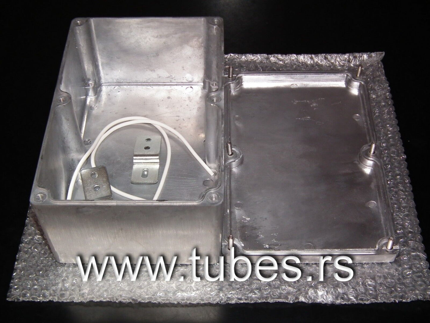 Enclosure Case Aluminum Box Raw Finish DIY Audio 188 x 120 x 78.5 mm