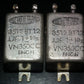 Two vintage PIO capacitors 1uF 350V MICROFARAD perfect for tube audio glass end