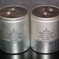 Two vintage Siemens electrolytic capacitors 2500uF / 115V Klangfilm October 1967