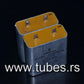 Two vintage Siemens PIO capacitors 2 uF 160V Klangfilm Made in Germany 2mfd 160V