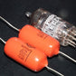 Two vintage capacitors 90550pF / 90nF / 0.09uF 250V ISKRA 1980 HI End Tube Amp