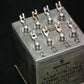 Vintage Siemens PIO capacitor 4x1.0 uF / 125V Klangfilm tube audio 4x1mfd 125V