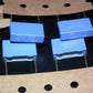 Four (4psc) vintage NOS MKP capacitors 120nF 250V Philips Polypropylene Film 379