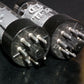 EL34 6CA7 EI Yugoslavia NOS NIB Platinum Matched pair STAPLED PLATES OO getter