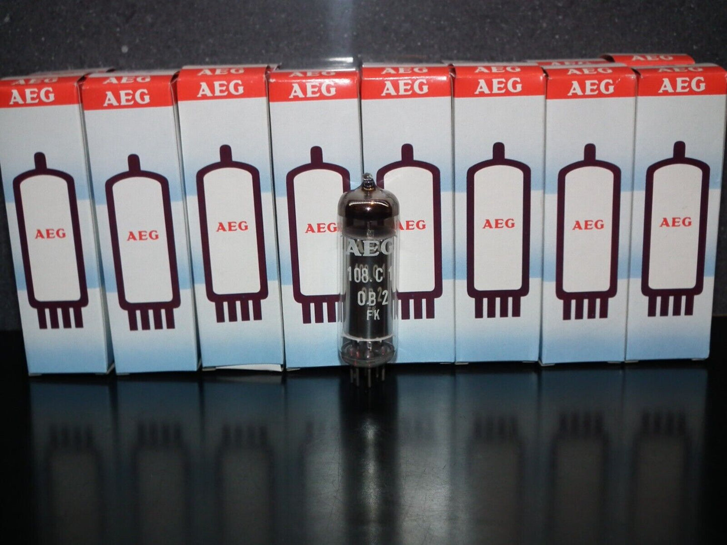 Ten (10 pcs) 108C1 AEG Telefunken NOS NIB 0B2 OB2 stablilisator tube STV108/30