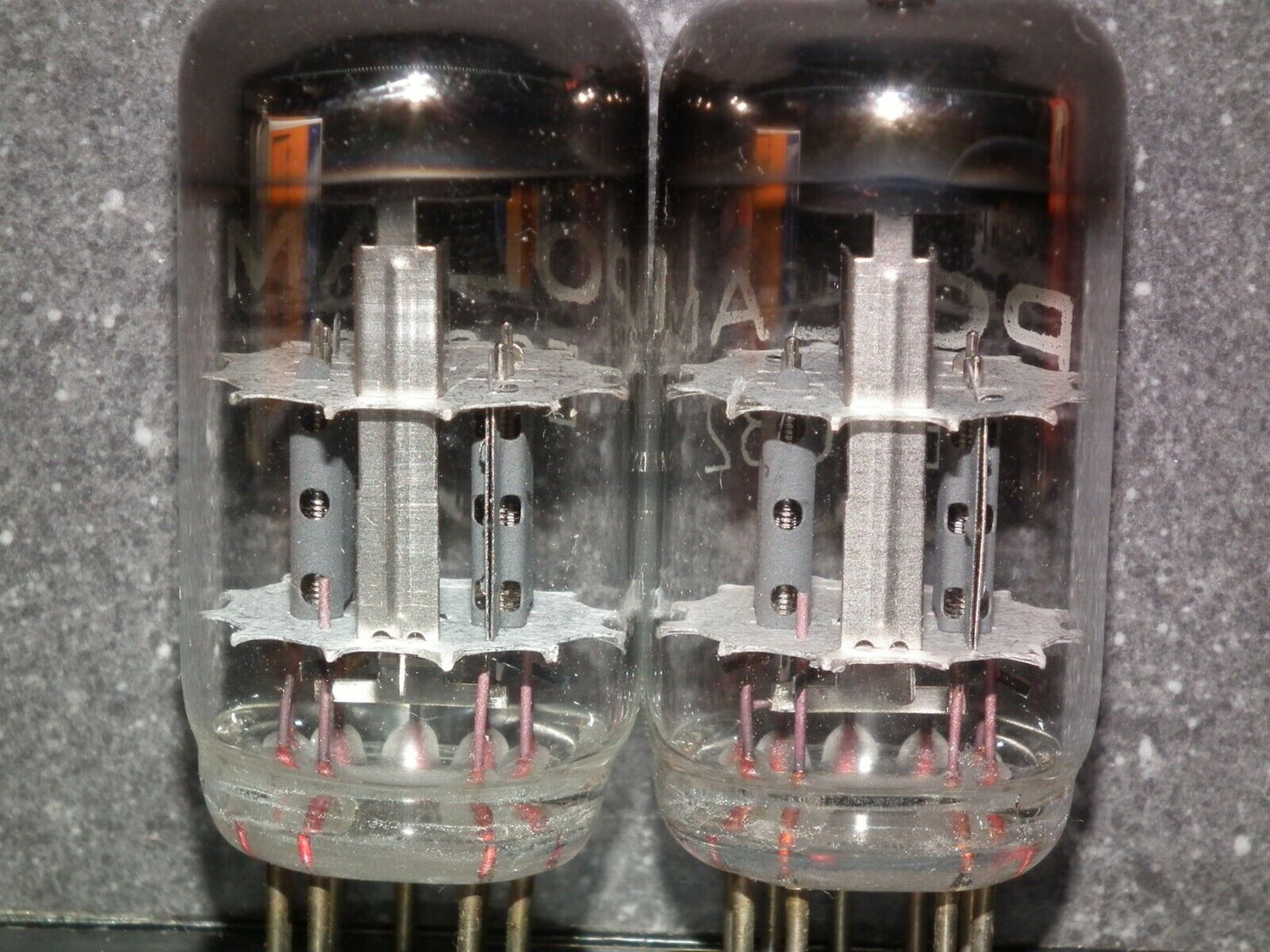 ECC82 12AU7 Polam Telam, NOS NIB Platinum Matched Pair, the same codes 70s
