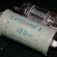 One vintage electrolytic capacitor 100u 50V 100mfd MICRO France 60s